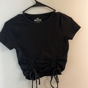 Womens black crop top size - small